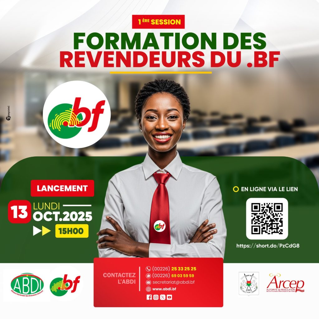 Lancement officiel de la Formation des Revendeurs du .BF !