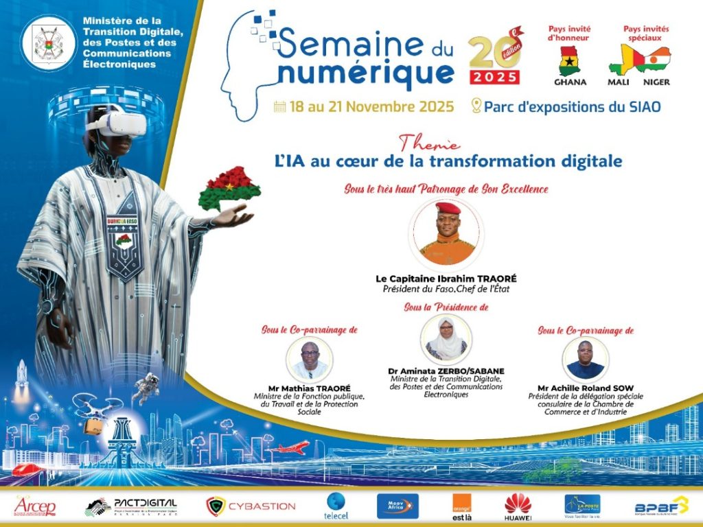 𝐒𝐞𝐦𝐚𝐢𝐧𝐞 𝐝𝐮 𝐍𝐮𝐦𝐞́𝐫𝐢𝐪𝐮𝐞 𝟐𝟎𝟐𝟓 : l’ABDI au cœur de la transformation digitale au Burkina Faso